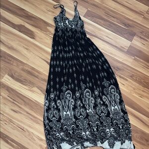 Black and White Maxi Dress